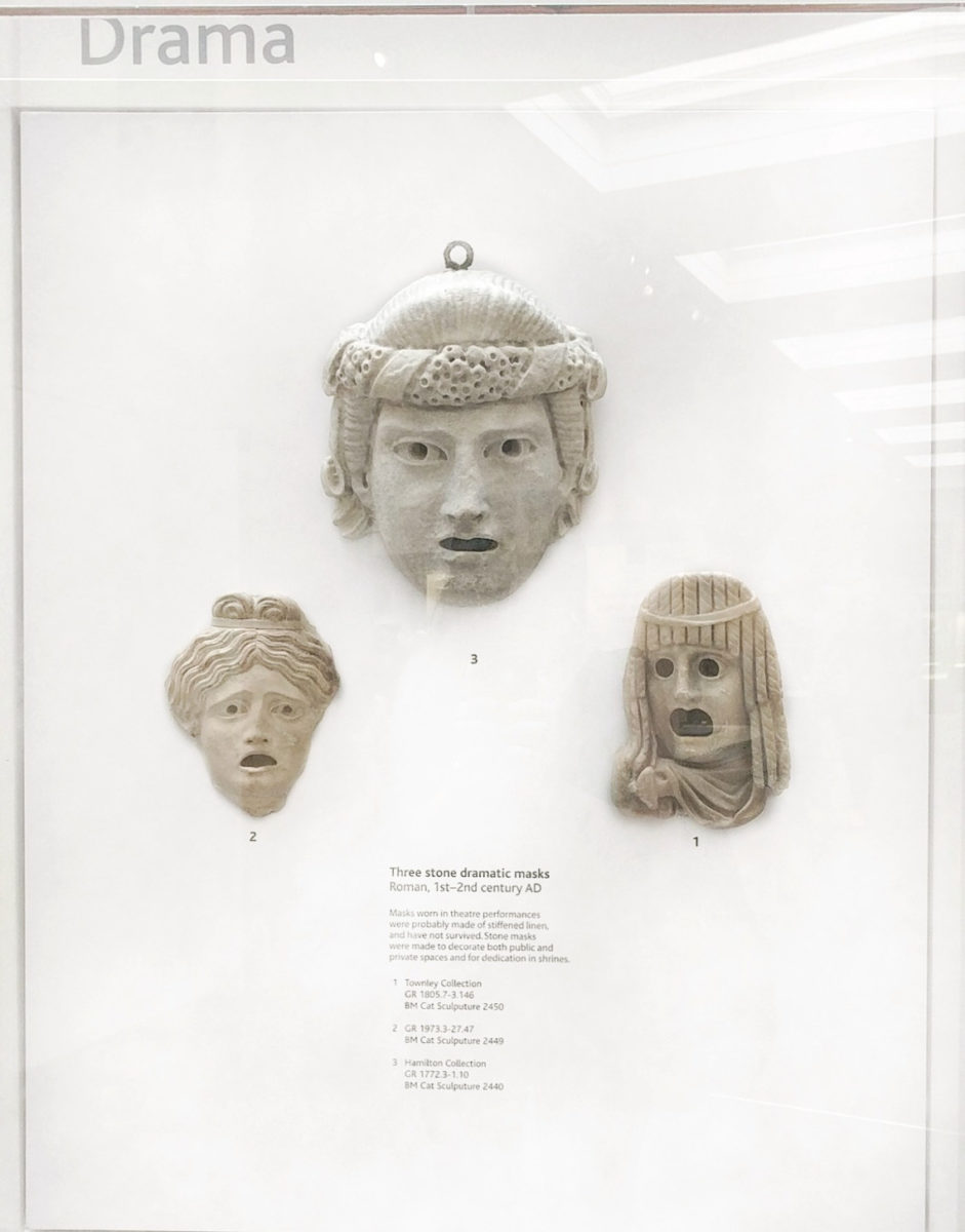 Stone dramatic masks: 10 Incredible Objects in the British Museum