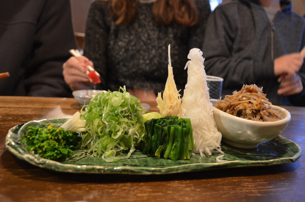 Food from Omen Udon in Kyoto