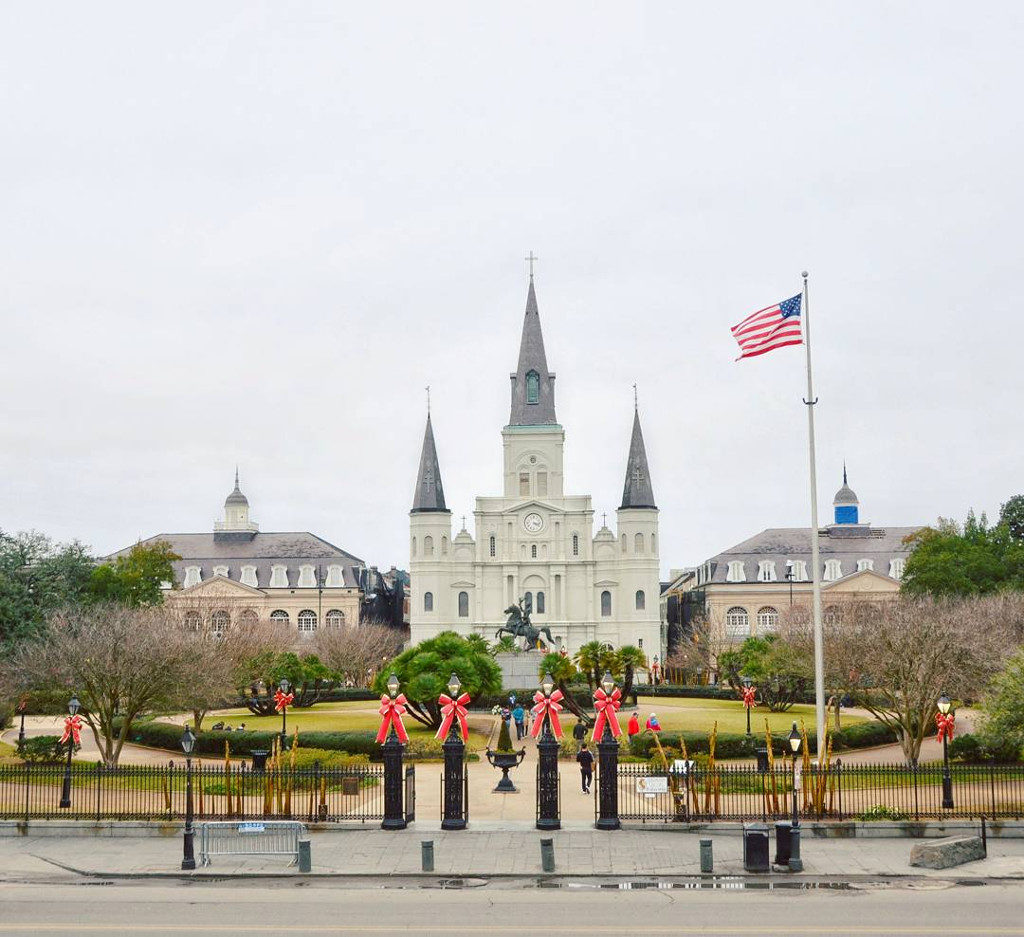 View of Jackson Square in New Orleans