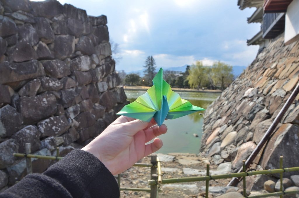 Origami from my tour guide at the end of the tour