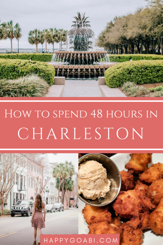 Pinterest image for 48 hours in Charleston article