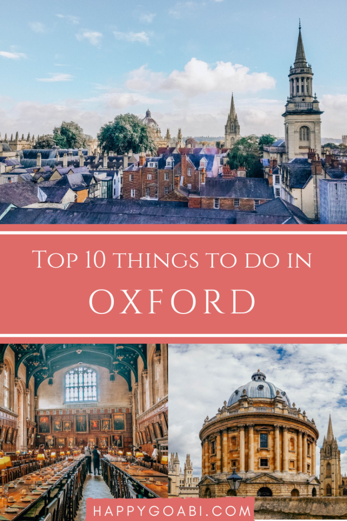 Top 10 things to do in Oxford