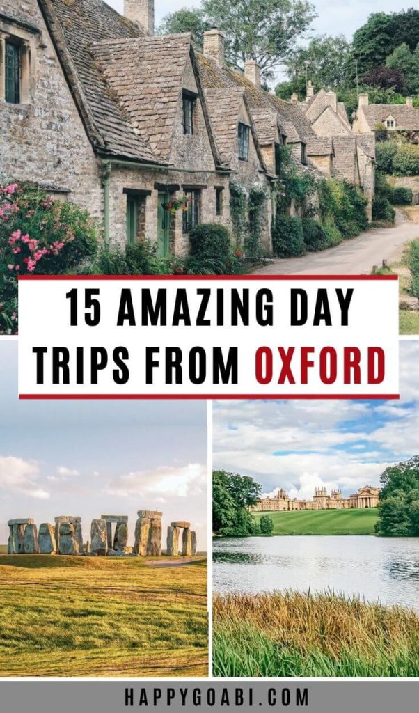 Pinterest image for day trips from Oxford article