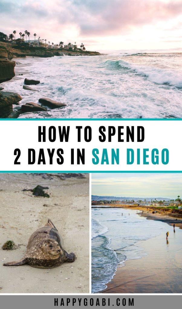 Pinterest image for 2 days in San Diego article