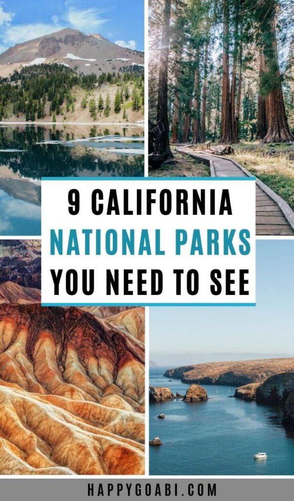 Pinterest image for California National Parks article