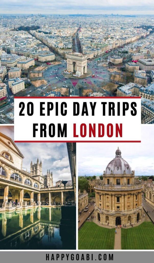 Pinterest image for day trips from London article