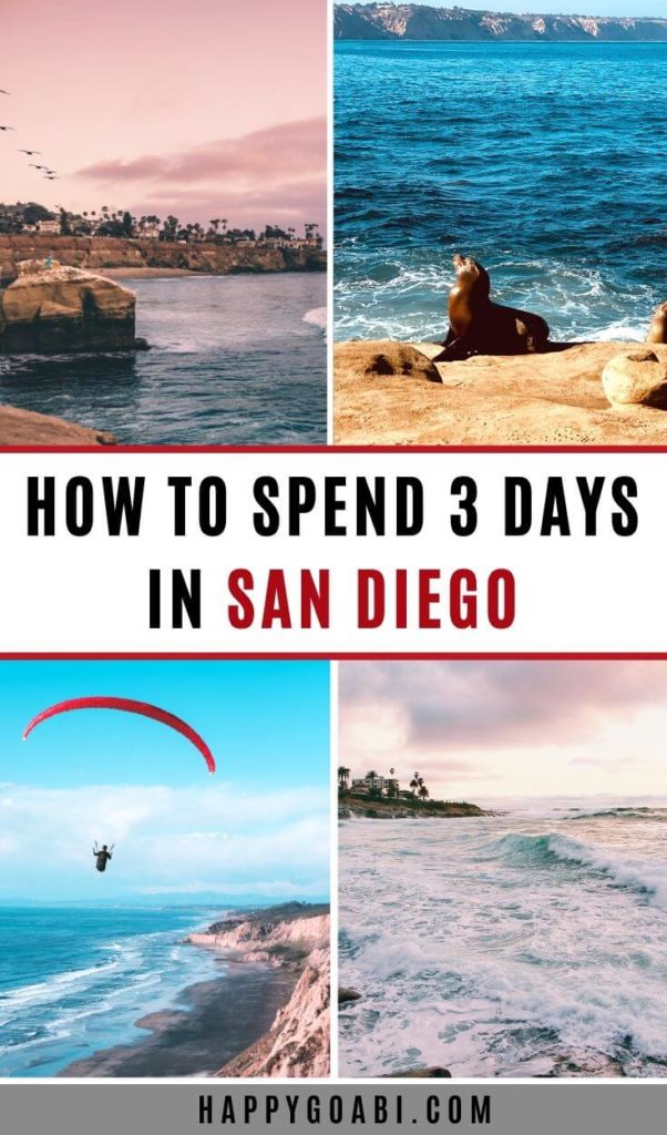 Pinterest image for 3 days in San Diego article