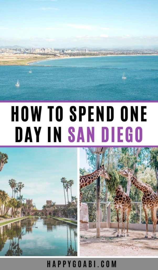 Pinterest image for One Day in San Diego article